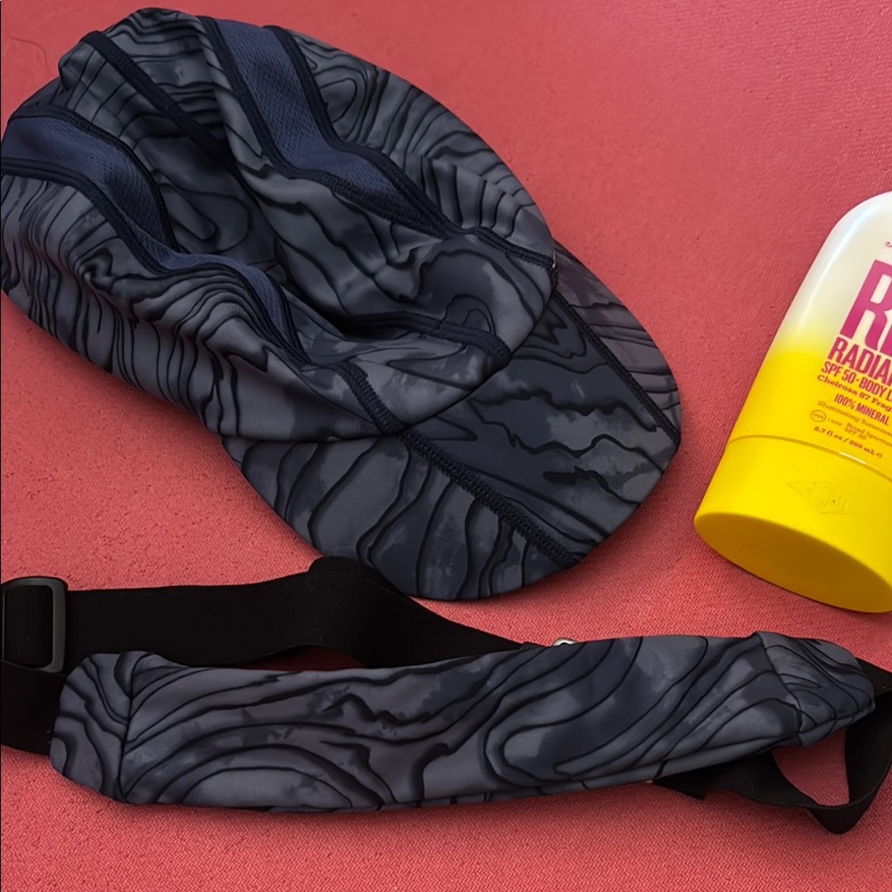 Athleta RUNNING CAP AND WAISTBELT NWOT